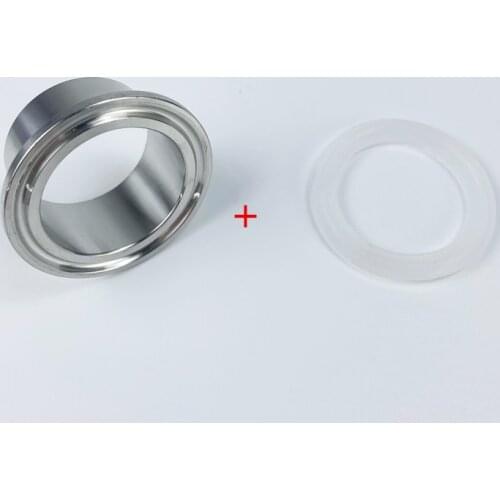 1.5” 38mm pipe OD With silicone gasket Sanitary Pipe Weld Ferrule Tri Clamp Type Stainless Steel Flange SUS 304