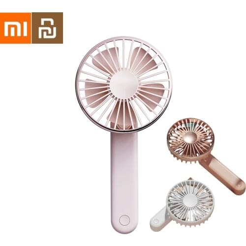 XIAOMI Fan 2 Youpin Mini USB Hand 180° Folding Fan Mijia Mi Portable Cooling Air Cooler Big Wind Xiomi For Outdoor Sports Mask