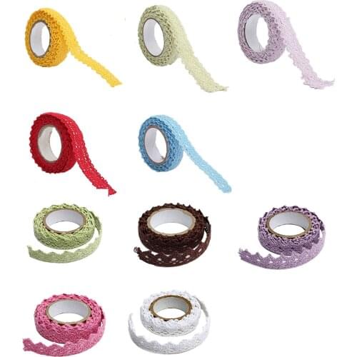 1x Decoration Band Christmas Ribbon Lace Wedding Gift on 1.8 * 170cm White