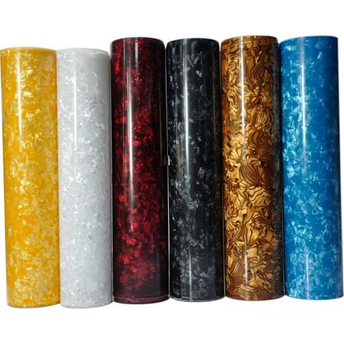 10" x 60" Celluloid Sheet 0.46mm DIY Musical Instrument Deco for Drum Guitar Piano Multi Colors