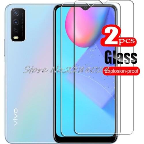 2PCS FOR Vivo Y12s 2021 High HD Tempered Glass Protective On VivoY12s Phone Screen Protector Film