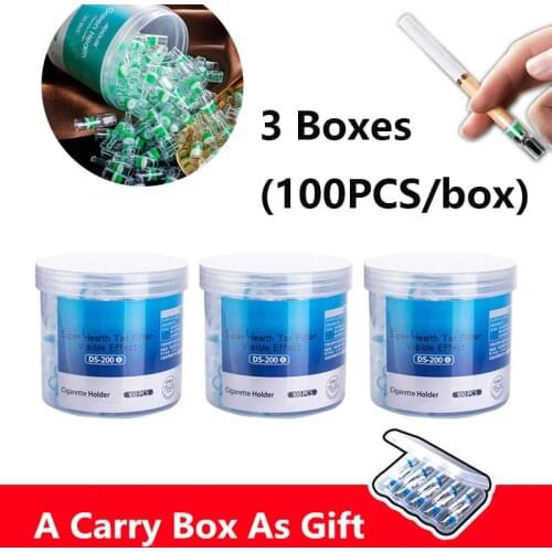 300PCS/Set Disposable Smoking Filter Mouthpiece Cigarette Holder For Reduce Tar Filtration Cleaning Container Wholesale price