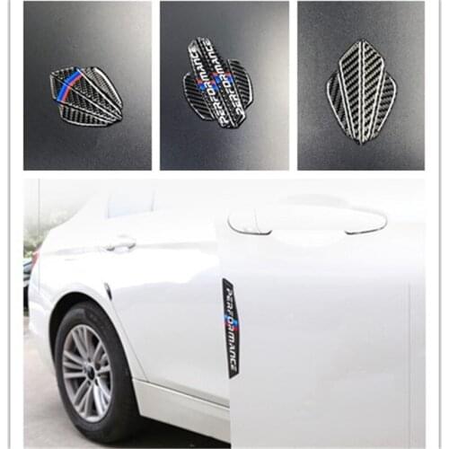 Carbon fiber car Anti-collision Strips Sticker car door protector FOR BMW e46 e39 e60 e90 e36 f30 f10 e34 e30 X1 X3 X5 X6 M3 M5