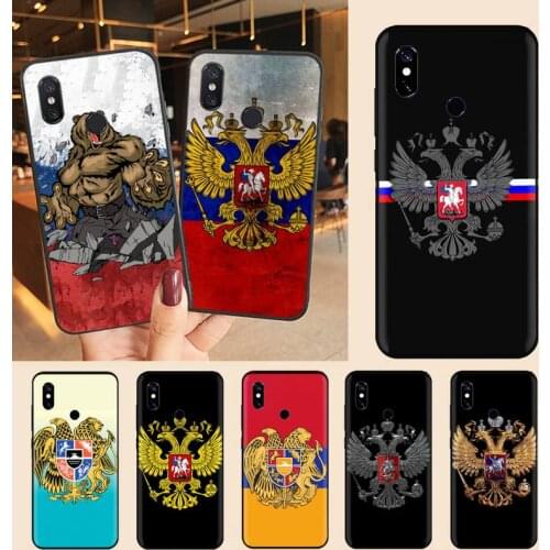 Armenia Albania Russia flag Emblem Painted Phone Case For xiaomi Redmi 5 5A plus 7A 8 note 2 3 4 5 5A 6 7 GO K20 A2