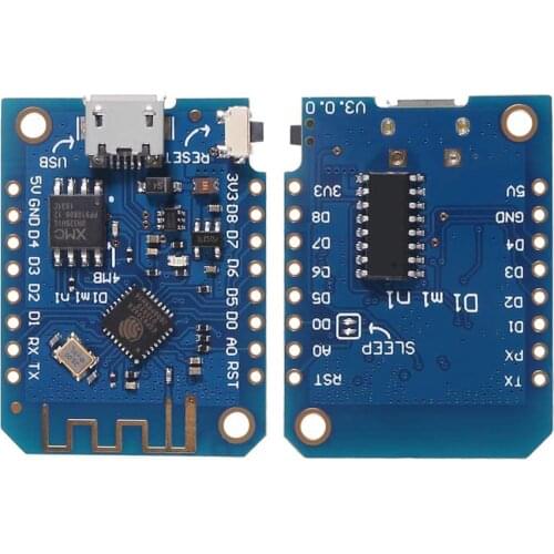 D1 mini V3.1.0 - WEMOS WIFI Internet of Things development board based ESP8266 4MB MicroPython Nodemcu for Arduino