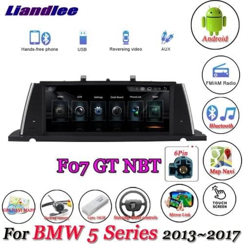 For BMW 5 Series F07 GT 2013-2017 Original NBT System Car Android 10.0 Player Multimedia Carplay Androidauto GPS Navigation