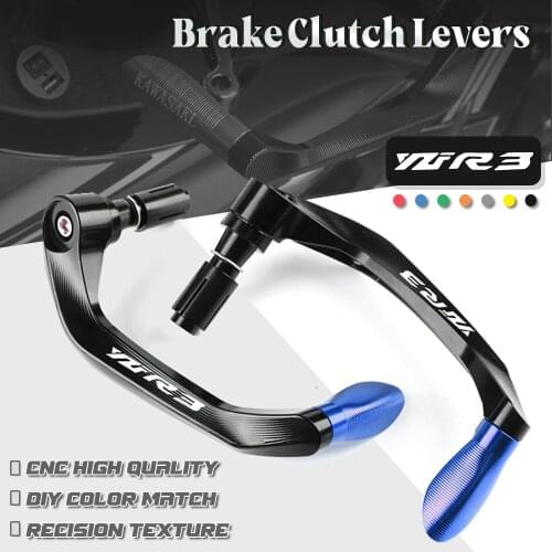 For YAMAHA YZF-R3 YZFR3 YZF R3 Motorcycle Universal 22mm Handlebar Grips Guard Brake Clutch Levers Handle Bar Guard Protector
