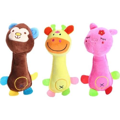 Dorakitten 1pc Bite Resistant Cat Chew Toy Creative Interactive Animal Shape Pet Bite Toy Pet Sound Toys Cat Favors Pet Supplies