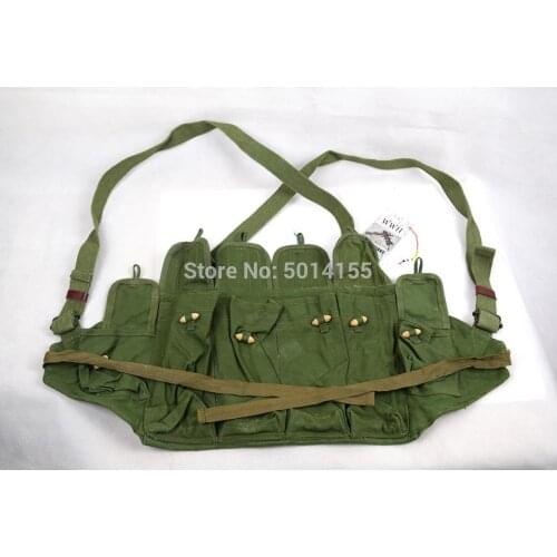 Surplus Militray Chinese Type AK 81 Chest Rig Ammo Pouch Original