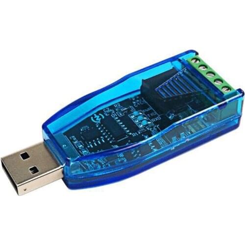 Isolated Industrial USB to RS485 Communication Module TVS Protection Converter