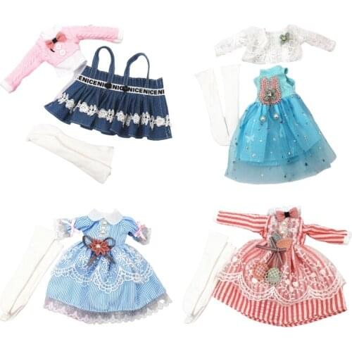Exquisite Doll Clothes Handmade High Quality Doll Accessories For Barbi Blyth 30cm Doll