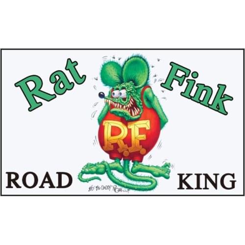 Rat fink flag Decoration banner 90*150cm/ 3x5ft for hanging