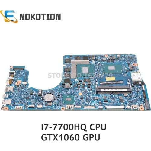 NOKOTION for Acer aspire VN7-793 VN7-793G laptop motherboard NBQ1L11001 NB.Q1L11.001 448.0B105.001M GTX1060 SR32Q I7-7700HQ DDR4