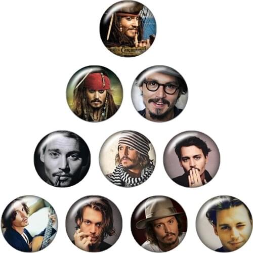 Fashion ELVIS Michael Jackson Monroe 10pcs mixed 12mm/18mm Round photo glass cabochon demo flat back Making findings