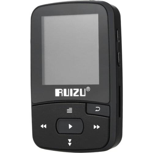 RUIZU X50 8GB 1.5in MP3 MP4 Player HiFi Lossless Sound Quality BT Pedometer TF Card FM Radio Recording E-book Time Calendar