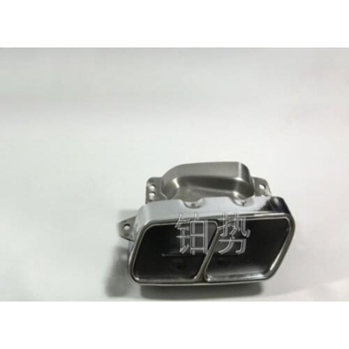 Car Tail pipe cover on the left bumper 2004-mer ced esb enzCL A45 GL 320 GL 350 S600 W221 W164 W117 exhaust pipe rear silencer