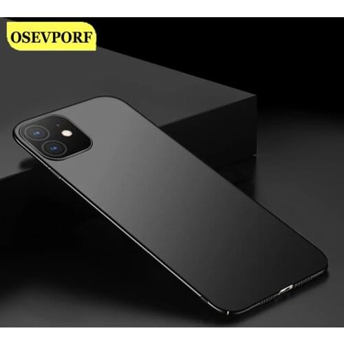 Luxury Frosted Coque Slim Hard PC Phone Cover For 13 12 11 Pro Max 8 7 6 6S Plus Thin Black Blue Back Cases Matte Capinhas Capa