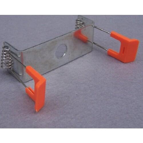 Led panel lamps fixing spring Clamp ,downlight fixing spring clips with 70mm metal bracket for recessed lights