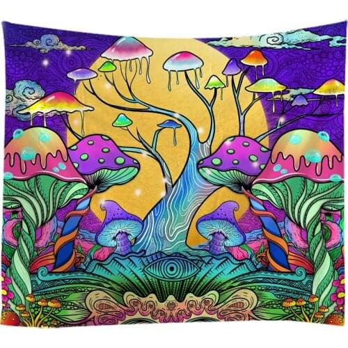 Creative 3D Dreamlike Fancy Painting Tapestry Wall Hanging Bed Spread Beach Towel Table Cloth Yoga Mat 250CM*180CM Large Size