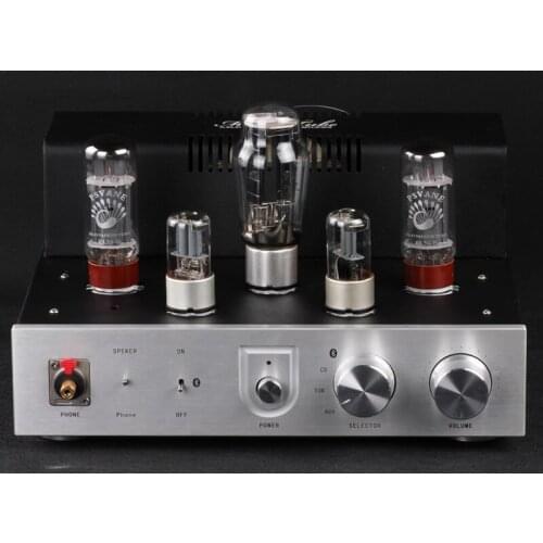 Aluminium panel amp Bluetooth el34 amplifier, hifi hand-made bile duct single-ended amplifier, 20Hz-20KHz