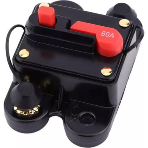 Waterproof Solar Circuit Breakers Solar System Circuit Breakers Reset Inline Fuse Inverter 12V 24V DC Solar Circuit Breakers New