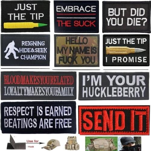 Military Tactical Embroidery Hook Patch Badge Armbands Sewings Appliques Clothes for Jackets,Caps,Bags,Backpacks,Vest,Patches