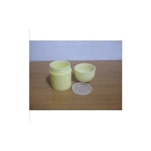 100pcs 20g yellow mushroom Cream box with plastic cover ,travel powder cosmetic Refillable jar , wholesale 20 g ointment pot