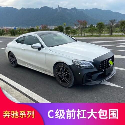 2021 Suitable For Benz Mercedes C-class W205 C200l C180l C260l Refitted Amg Gtr Front Surrounded by Gt Vertical Bar，China Open
