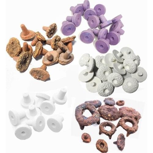 DW Aquarium 10pcs/Lot Special Purple Ceramic Nano-Tech Bio-Plug Coral Frag Plugs For Your Coral Fast Propogation