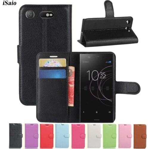 Wallet Case For Sony Xperia XZ1 Compact G8441 Flip Leather Cover For Sony XZ1 Compact Silicone Shell Phone Bumper Stand Case