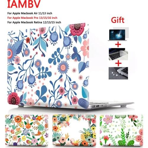 Colored flowers Case For Apple Macbook Air Pro Retina M1 Chip 11 12 13 15 16 Inch,for Air 13 A2179 A2337 Pro13 A2251 A2289 A2338