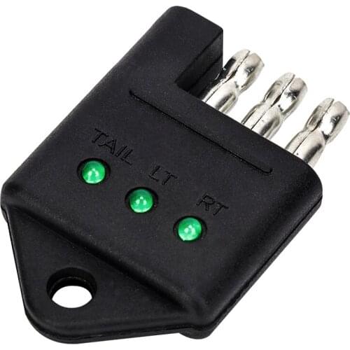 4 Way Trailer Tester Connector Trailer Bedrading Wiring Tester Trailer Circuit Tester Auto Car Accessories