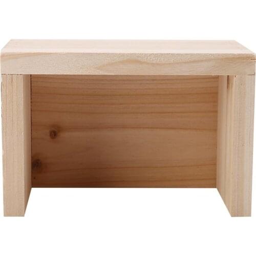 Wooden Elude Cave Reptile Tortoises Climbing Box Landscaping Decor Decoration Transparent Reptiles House