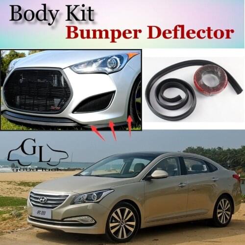 For Hyundai Mistra / Mingtu Bumper Lip / Front Spoiler Deflector For TopGear Friends Car Tuning View / Body Kit / Strip Skirt