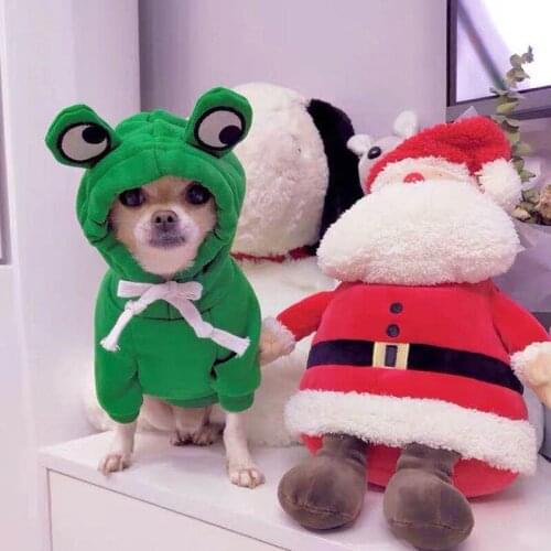 Cute Fruit Pet Dog Costume for Small Dogs Winter Puppy Cat Hoodie Pomeranian Yorkies Sweatshirt Mascotas Clothes ropa de perro