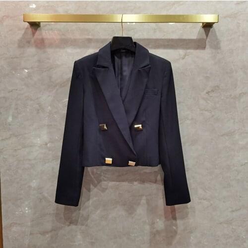 New arrival Fashion OL blazer jackets High quality elegant womens short coat jackets C439