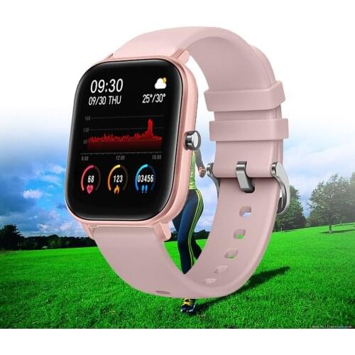 New Smart Watch Men Women Sport Fitness Tracker Full Touch Bluetooth Blood Pressure Round Smartwatch Women Watch IP67 Waterproof