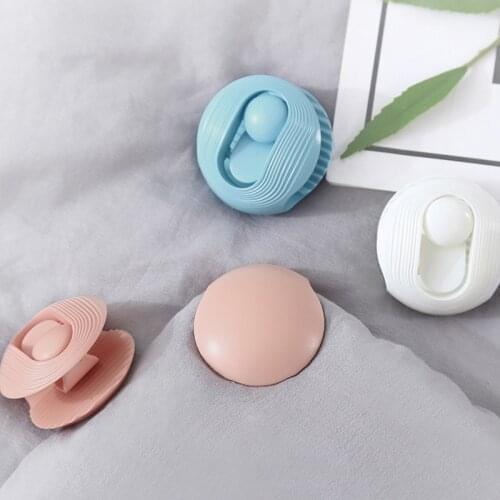 4Pcs/Set Quilt Cover for Household Round Shape Quilt Holder ABS Blankets Fastener Clip Non-slip Pure Color