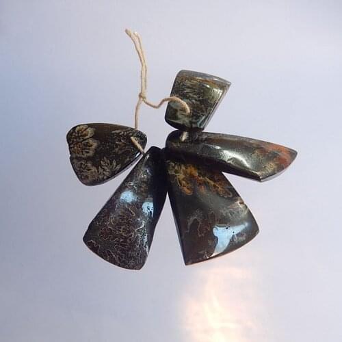 Sales 5Pcs Ammonite Front Drilled Nekclace Pendants 34x14x5mm 20x17x6mm Fashion Jewelry Pendants Accessories