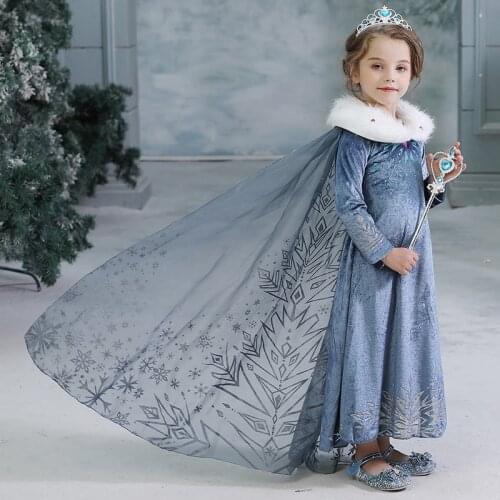 Christmas Baby Girls Clothes Cosplay Costume Autumn Winter Girls Princess Dress for Halloween Party vestidos infantils