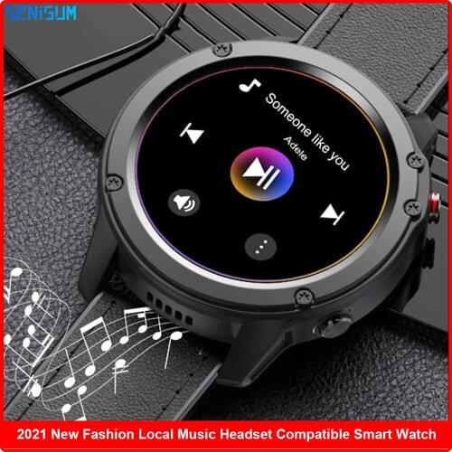 2021 Bluetooth Smart Watch Men Lady Local Music Player Smartwath Dynamic Heart Rate Monitor Clock For Android IOS Huawei Xiaomi