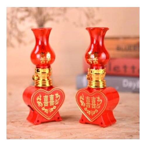 Wedding supplies wholesale peach heart lamp electronic candle lighting wedding room layout childrens romantick factory outle