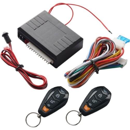 Universal Car alarm system Auto Door Remote Central Control Lock Locking Keyless Entry System LED Indicate Trunk Release Button