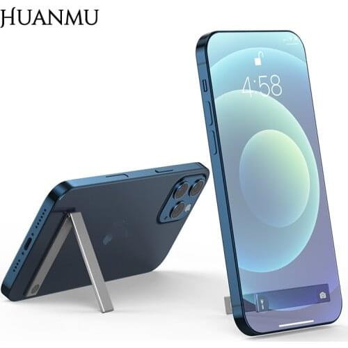 Universal Mobile Phone Portable Stand Ultra-Thin Invisible Lazy Desktop Foldable Stand for iPhone 12 Xiaomi Huawei Samsung Stand