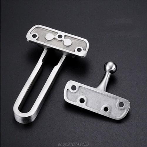 Stainless Steel Hasp Latch Lock Door Chain Anti-theft Clasp Padlock Window Cabinet Locks Tools Home Hotel JE22 21 Dropship