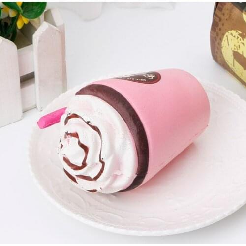 11CM Coffee Cup With Straw Squishy toys Kawaii Scent Slow Rising Squeeze Doll