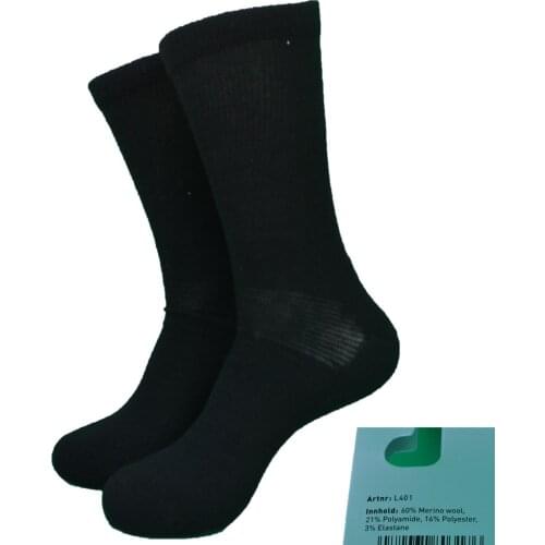 2 pair black merino wool active thick walking socks Mens socks Womens socks