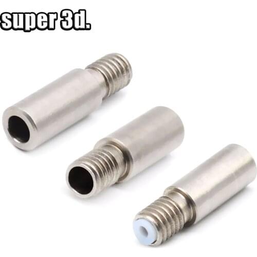 2pcs V6 dual throat 23mm 1.75/3 mm 4.1mm with ptfe or All Metal for 3D printer Chimera extruder dual hotend J-head Heat break