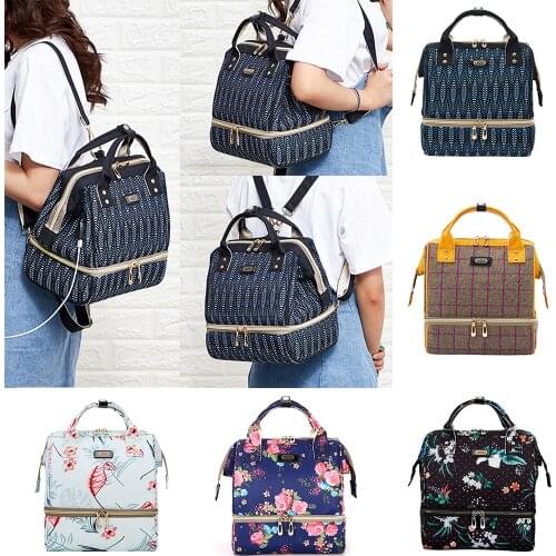 Large Diaper Bag Maternity nappy bag Travel Backpack Baby Care wetbag wet bag waterproof diaper bag Dry wet depart baby bag