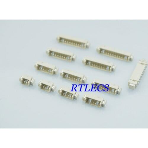 1000pcs Tape & Reel 1.25mm PCB Male Box Header Bar Connector Header 2 Pin 3 4 5 6 7 8 9 10 12 Positions Right Angle SMD Male Pin